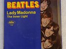 1968 Beatles 45RPM Capitol 2138 Lady Madonna/Inner Light + Fan Club Poster Offer