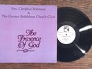 CLEOPHUS ROBINSON & GREATER BETHLEHAM CHOIR gospel LP Presence Of God   Nashboro