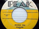 STARLITES Missing you b/w give me a kiss ORIG. DOOWOP 45 machine matrix Mg58