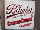 Cheech & Chong - Big Bambu LP w/ ROLLING PAPER hippy psych rock stoned weed pot