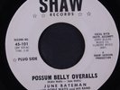 JUNE BATEMAN: Possum Belly Overalls / Go Away Mr. Blues 45 (dj) rare Soul