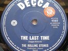 THE ROLLING STONES “LAST TIME” R&B OZ DECCA LABEL SAMPLE-45/1965
