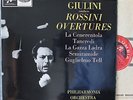 Giulini. Rossini (Overtures). Col SAX 2560 semi-circle. NM(-)