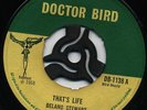 THATS LIFE / TELL ME BABY Delano Stewart (BOSS 1968 *Soulful Skinhead Reggae*) ?