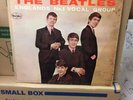 The Beatles - Introducing Lp AD BACK rare Vee Jay Colorband Damaged Cover