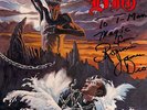 DIO Holy Diver AUTOGRAPHED US WB PROMO LP - SIGNED 1983 BY RONNIE JAMES DIO