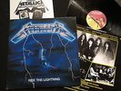 METALLICA - Ride the Lightning LP 1984 orig.  MFN 27