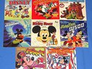 MICKEY MOUSE+ MINNIE MOUSE+ DONALD DUCK----8 DISNEY ALBUMS---ONE SEALED