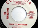 RIVINGTONS 45 Tend To Business / A Rose Growing.. PROMO Northern Soul w5990