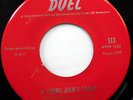 CHARLIE & DON 45 A Young Man's Fancy / Hush.. DUEL label ROCK n' ROLL m605