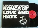 LP USA 1971 RARE  Leonard Cohen ?– Songs Of Love And Hate Label: Columbia ?– C 3