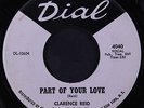 CLARENCE REID: Part Of Your Love / Gimme A Try 45 (dj, faint foxing spots) rare