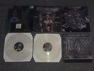 Iron Maiden X Factor 2Xclear lp 1ST PRESS 1995 & Man on the edge picture+ poster