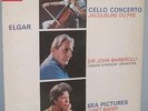 ELGAR CELLO CONCERTO JACQUELONE DU PRE SIR JOHN BARBIROLLI ORIG EMI ENGLAND