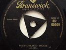 BILL HALEY - Rock-A-Beatin' Boogie / Burn That Candle .. 1955 Uk Brunswick 45rpm