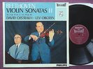 PHILIPS Hifi StereO, ED1, BEETHOVEN Violin sonatas OISTRAKH, OBORIN vol II, NM