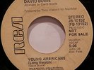 */VG+ David Bowie/Young Americans RARE 1975 DJ short/long version PROMO JH-10152