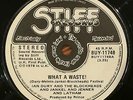 IAN DURY AND THE BLOCKHEADS:What A Waste.RARE Aussie/OZ STIFF 7