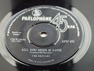 THE BEATLES ORIGINAL 1968 SOUTH AFRICAN  45   ALL YOU NEED IS LOVE EXCELLENT