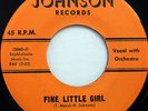The ARCADES 45 Fine Little Girl / My Love JOHNSON label DOO WOP e4584