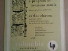 ANDY WARHOL COVER Carlos Chavez Mexican Music Columbia ML 2080 10