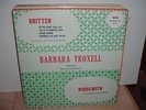 BARBARA TROXELL    BRITTEN & HINDEMITH 9 ENG SONGS    RARE 1953 WCFM VINYL LP NM