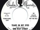 Hear? One Way Street  ?–Tears In My Eyes 1967 Promo Garage Psych Vinyl 7” 45 RPM