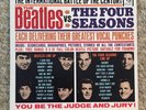 THE BEATLES VS THE FOUR SEASONS ON VEE JAY 2 WITH THE BEATLES POSTER LP SET