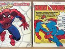 COMIC BOOK SATIRE 2 LP LOT: AMAZING SPIDER-MAN A ROCKOMIC, SUNDAY MORNING COMICS