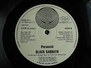 BLACK SABBATH  ? PARANOID VERTIGO SWIRL ? RARE QUALITY LP RECORDS #1A
