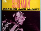 JACK McDUFF w/KENNY BURRELL SCREAMIN' RARE 1962 PRESTIGE STEREO LP RVG MINT