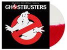 VA Ghostbusters Soundtrack LP Red/White Split Vinyl Newbury Comics EXCLUSIVE