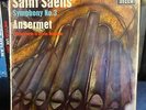 SAINT SAENS Symphony No. 3 ANSERMET DECCA UK 1st Press LP STEREO SXL 6027