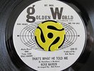 NORTHERN SOUL 45-Rose Batiste-That's What He Told Me-Golden World Promo HEAR