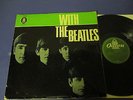 LP :  THE BEATLES, WITH THE BEATLES, GREEN ODEON , MONO , D-1963,   RAR 