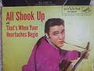 Elvis Presley - All Shook Up / That's When Your Heartaches Begin- USA 45+RARE PS
