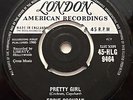 EDDIE COCHRAN - Pretty Girl / Theresa .. 1960 Uk London 45rpm