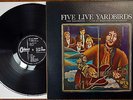 YARDBIRDS Five Live Yardbirds Japan 1970 ONLY Sleeve 1st Press OG MINT UK Psych