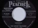 Black Gospel 45 SUNSET TRAVELERS Lazerus PEACOCK VG++ HEAR