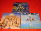 3 X IRON MAIDEN VINYL LPS - 1 DOUBLE - 
