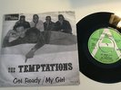 THE TEMPTATIONS  UK MOTOWN  DEMO PS 45  GET READY/MY GIRL 1969 EX