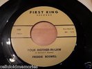 Killer R&B Blues - Freddie Boswell - Your Mother-In-Law - First King 100 - Nice