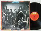ACCEPT EAT THE HEAT 1990 LP PICTURE & LYRIC W/INSERT EX+   NM- Promo