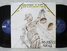 METALLICA ...AND JUSTICE FOR ALL 1988 2LP PICTURE W/IN G/F EX+   NM + CARD Promo