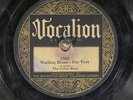 78 RPM -- The Cellar Boys, Vocalion 1503, V-  Jazz