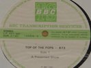 SAXON DURAN BUCKS FIZZ JOE JACKSON UNDERTONE BBC TOP POPS TRANS DISC 873 LP 1981