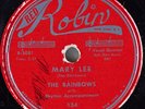 HEAR Doo Wop 78 rpm THE RAINBOWS Mary Lee RED ROBIN 134