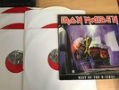 IRON MAIDEN - BEST OF THE B-SIDES - COLOUR VINYL X 4 VERY RARE WITH TWO POSTERS