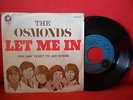 1973 THE OSMONDS Let Me In 7/45 NMINT PORTUGAL PROMO UNIQUE SLEEVE RARE MGM