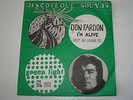 DON FARDON - I´M ALIVE - 45 RARE SWEDISH PS KILLER FUZZ FREAKBEAT DANCER LISTEN